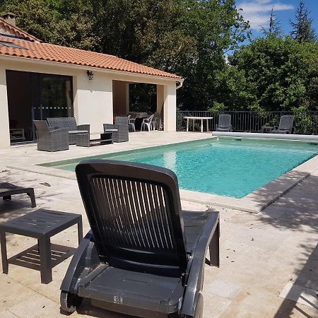 La Casita Villa Avec Piscine Pres D'Uzes Saint-Laurent-la-Vernède 外观 照片