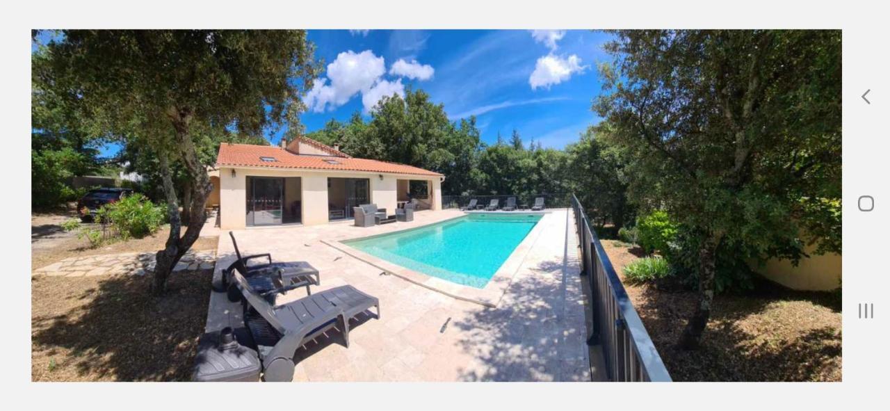 La Casita Villa Avec Piscine Pres D'Uzes Saint-Laurent-la-Vernède 外观 照片