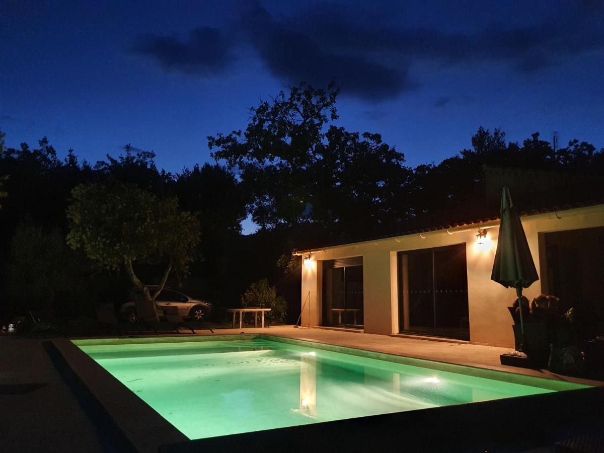 La Casita Villa Avec Piscine Pres D'Uzes Saint-Laurent-la-Vernède 外观 照片