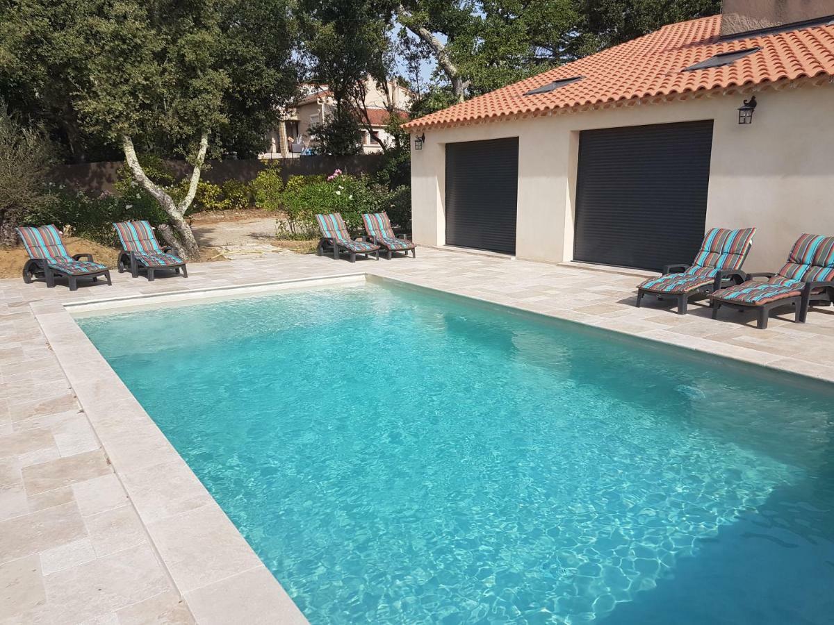 La Casita Villa Avec Piscine Pres D'Uzes Saint-Laurent-la-Vernède 外观 照片