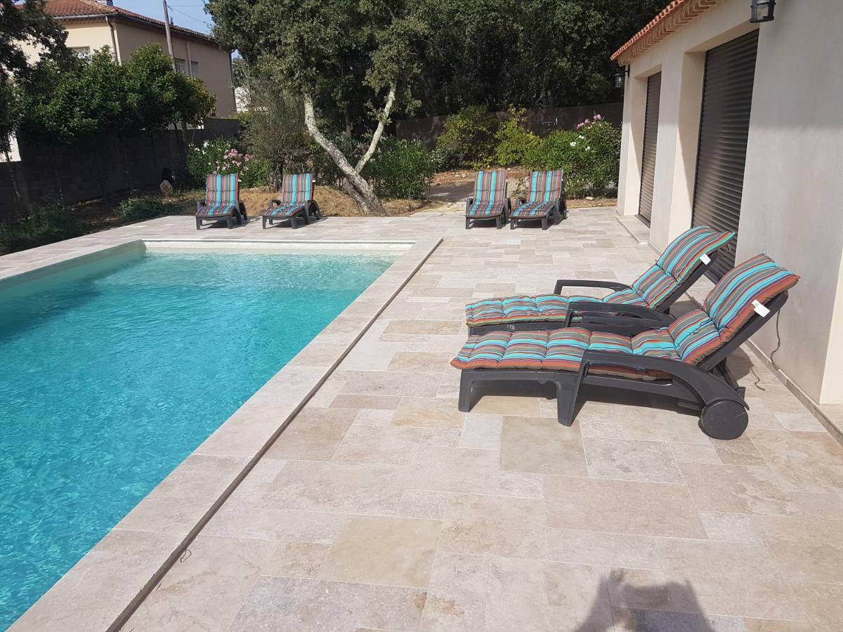 La Casita Villa Avec Piscine Pres D'Uzes Saint-Laurent-la-Vernède 外观 照片