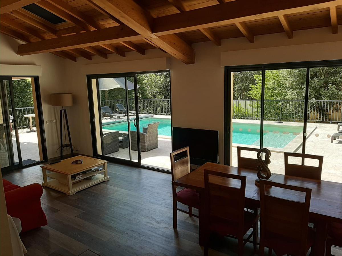 La Casita Villa Avec Piscine Pres D'Uzes Saint-Laurent-la-Vernède 外观 照片